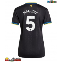 Camisa de Futebol Manchester United Harry Maguire #5 Equipamento Alternativo Mulheres 2025-26 Manga Curta